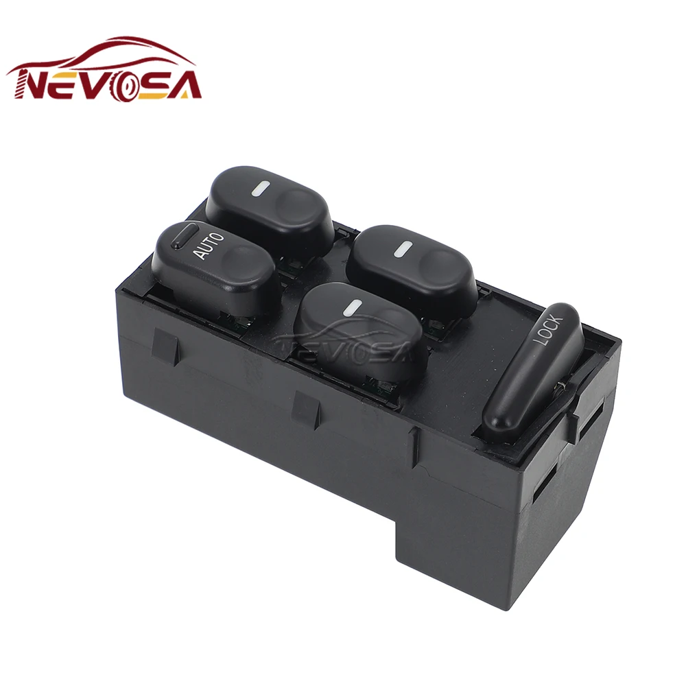 

NEVOSA 10433029 For Buick Century Regal Front Left LH Driver Side Electric Power Window Master Control Switch Glass Button