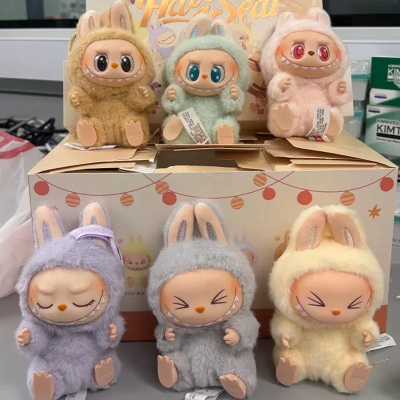 

POP MART Original Labubu Doll The Monsters Have A Seat Blind Box Labubu Sit Series Collectible Figure Desk Decor Toys Gifts