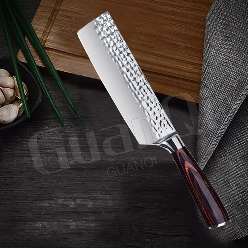 Razor Sharp Slicing Knife Meat Knife Japanese Kitchen Knife Wood Handle Handmade Stainless Steel Kitchen Cleaver Knife