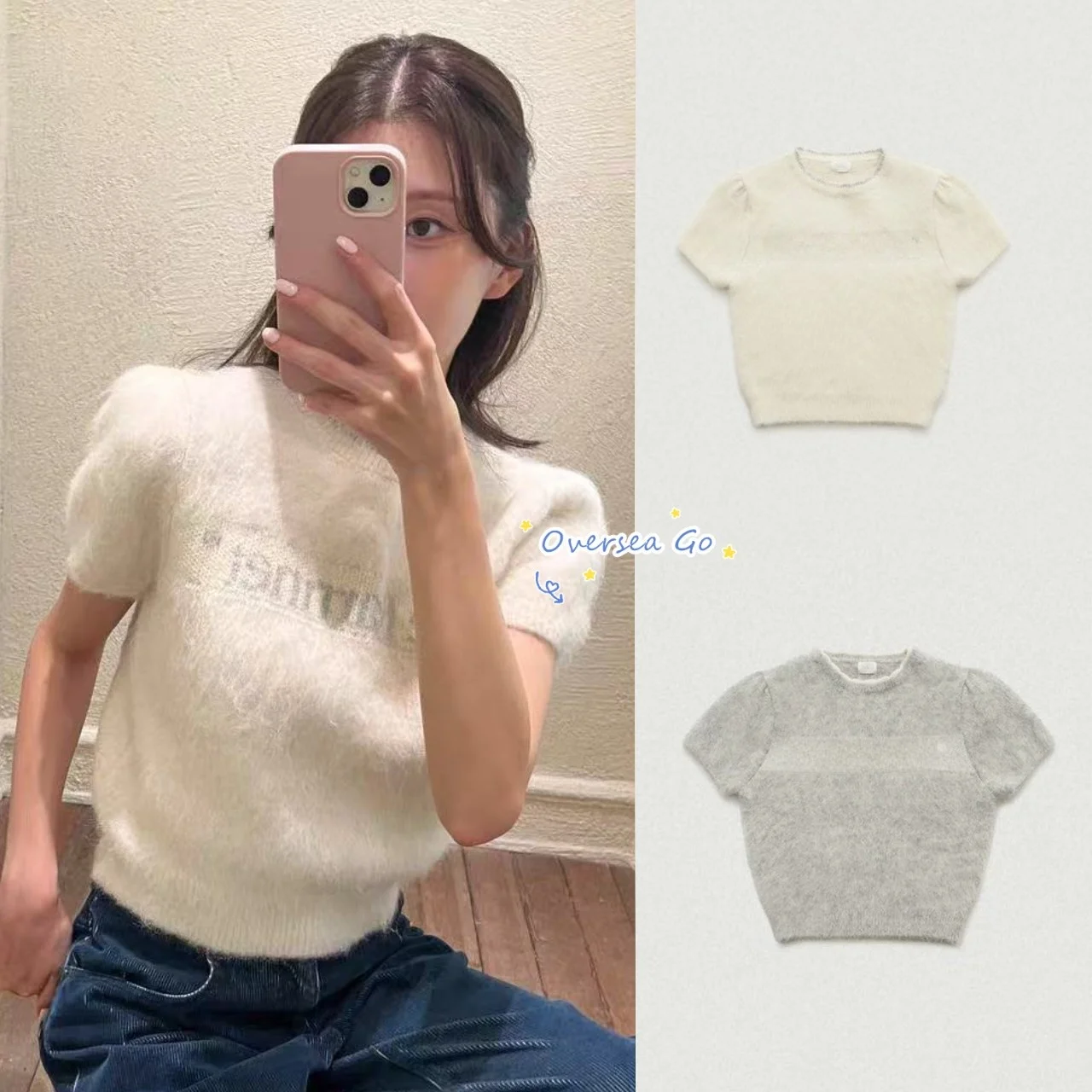 

Sweet T round Ne Letter Print ort Sve Knitted Sweater Women's Faion Commute Sle Loose Fit Comfortable Wool Blend