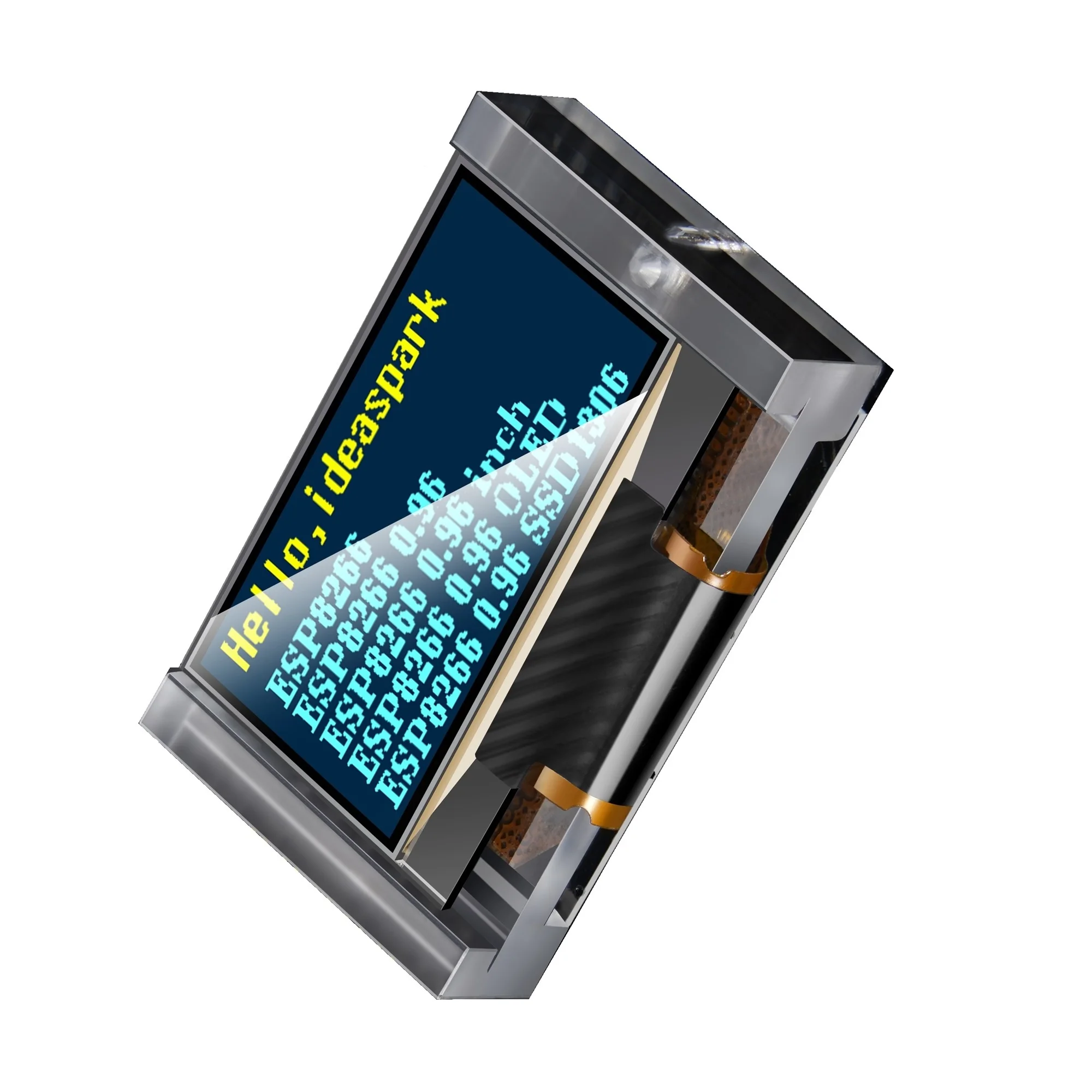 ideaspark ESP8266 Development Board NodeMCU with 0.96 inch OLED Display,Screen Protector Case,CH340,WiFi Wireless TypeC Module image 3