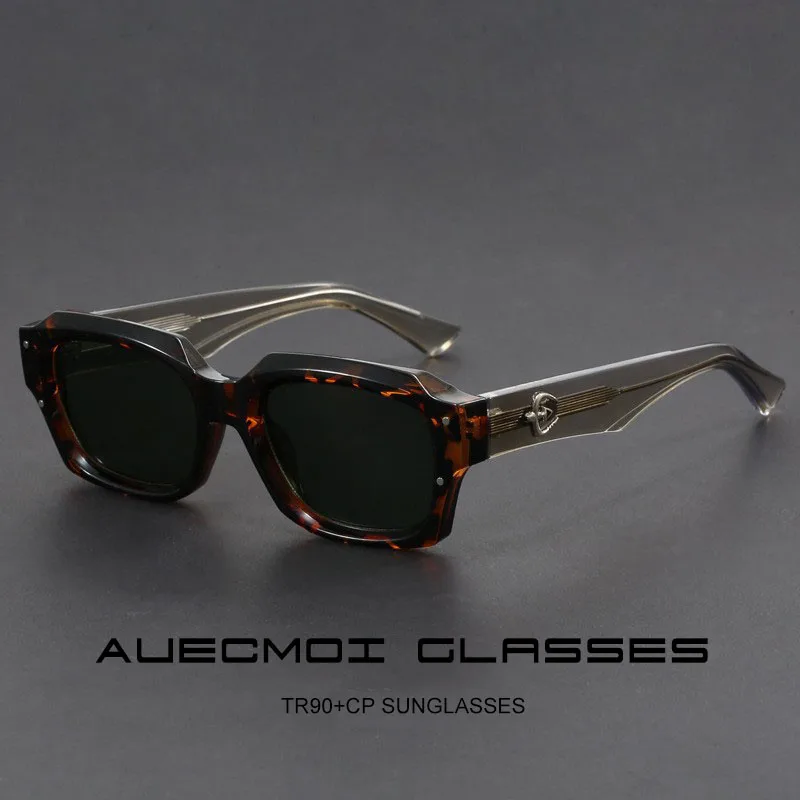 

Luxury Brand Designer Vintage Punk Square Sunglasses Women For Men Male Outdoor Driving Popular Classic Rivet Sun Glasses UV400