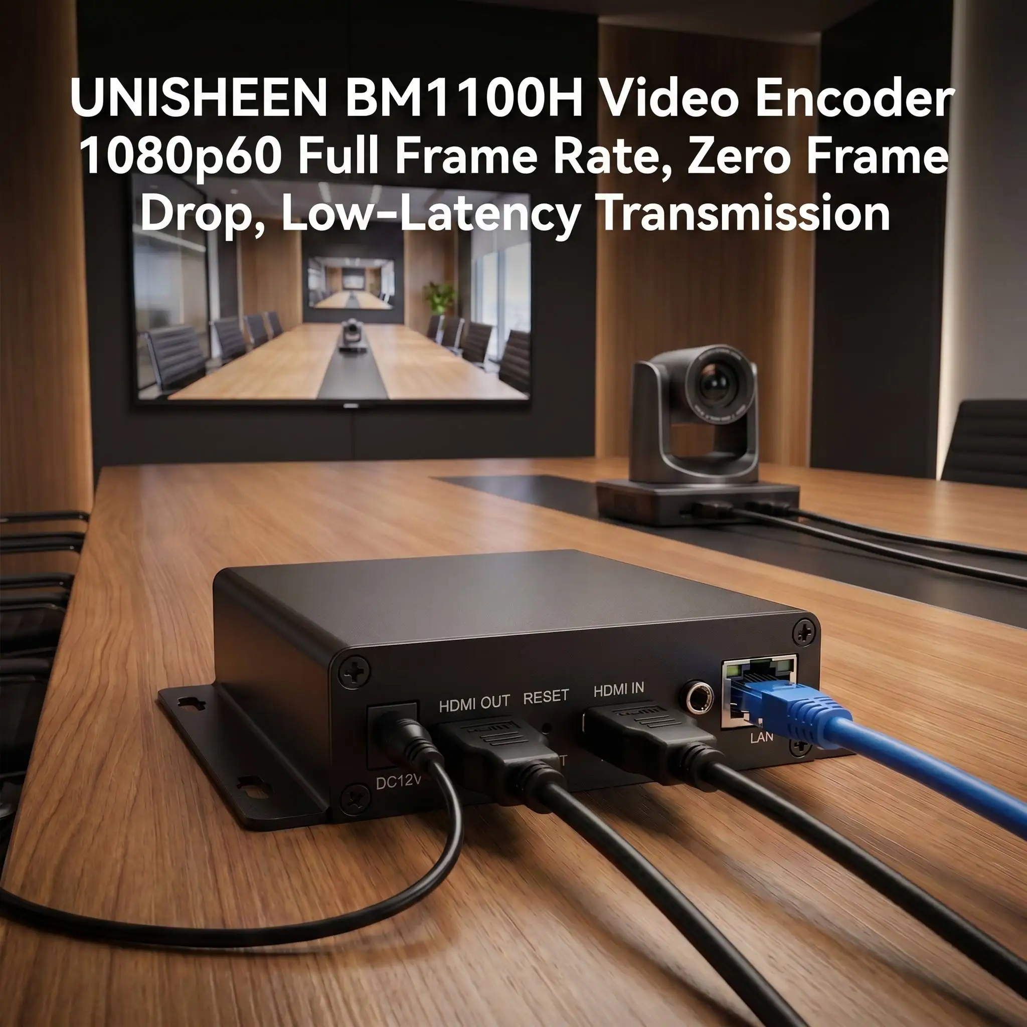 UNISHEEN HDMI to IP HD Video Encoder System Integration Mini SRT RTSP RTMPS UDP ONVIF 1080p H265 H264 IPTV Live Stream Board