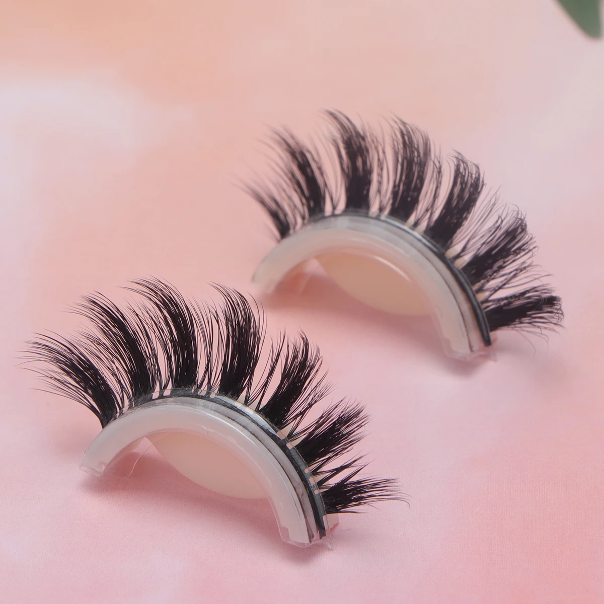 

Self Adhesive False Eyelashes Thick Long Artificial Easy Remove Professional Photo Shoot Fake Lashes Makeup