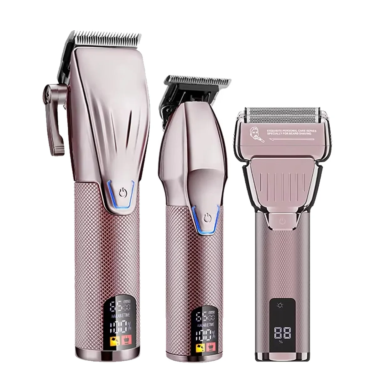 

Professional 3-piece Hair clippers reciprocating electric Trimmer shaver men's 365 Four Speed of Adjustable Tooth Pitch 7000RPM