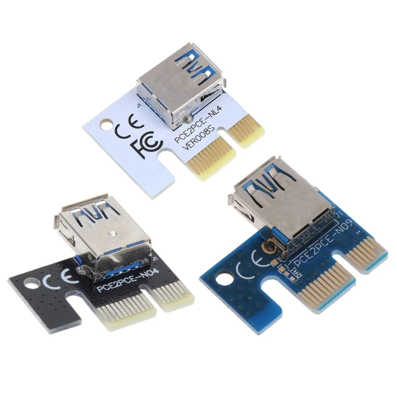 USB PCI-E 1X إلى 16X كابل تمديد الرسومات لكابل تمديد الكمبيوتر الشخصي