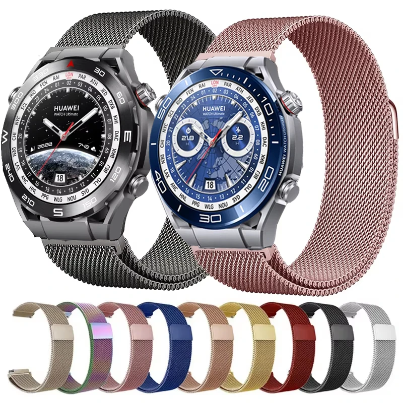 20mm 22mm Milanese Loop Für HUAWEI UHR Ultimative/Buds/GT2 3 4 5 46mm 42mm Armband Für Huawei Uhr 3 4 5Pro/GT3SE GT2e GT2Pro