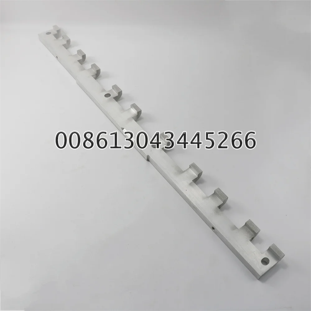 617x43mm MO Gripper Bar 11 Teeth Heidelberg 43.013.020F Resting Bar For 43.013.020 Ranger Drum MO Printing