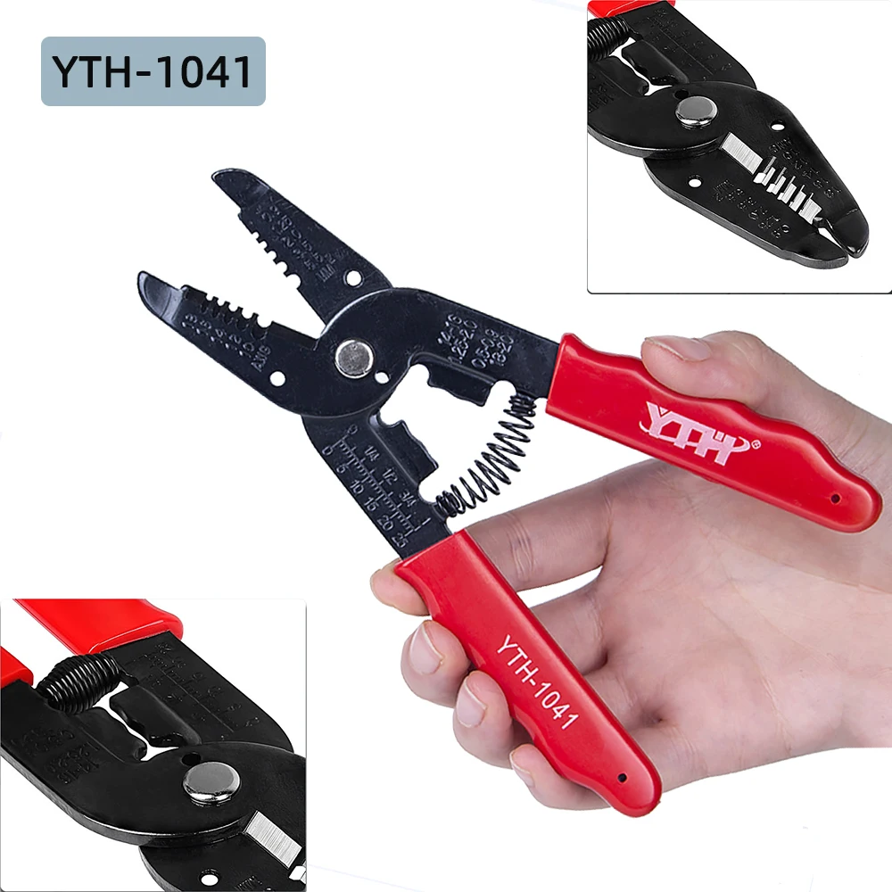 

New Wire Stripper Stripping Cable Insulation Removal Tool For Electrician Side Cutter Cutting Pliers Clamps Nippers Hand Tools