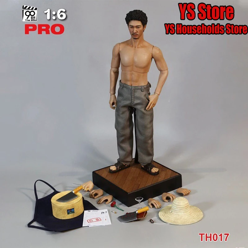 PRO-TH017 1/6 Chinese 90s Man Soldier 007 Movie Figure Stephen Chow Actor Simulation Model 12