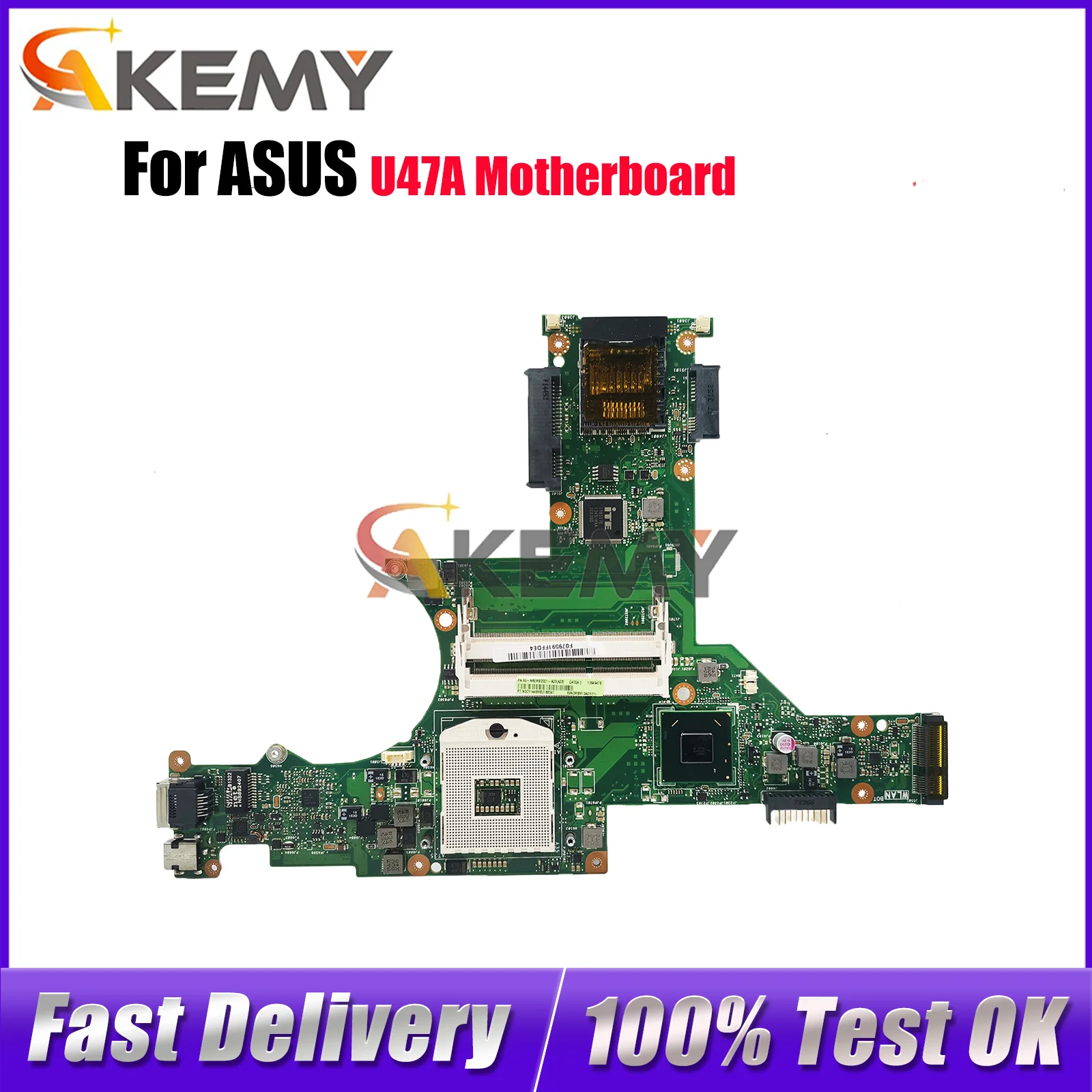 

Материнская плата для ноутбука U47A для ASUS U47A U47, материнская плата для ноутбука, этот товар в наличии, 100% тестирование, ОК, быстрая доставка, высокое качество
