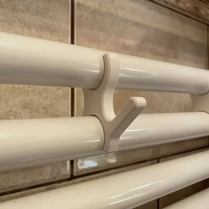 8/4 Piece Set of Radiator Heating Ladder-Style Fixing Hooks, Compatible with Most Radiators, Simple Snap-On Accessories, Multifunctional Hooks view 2