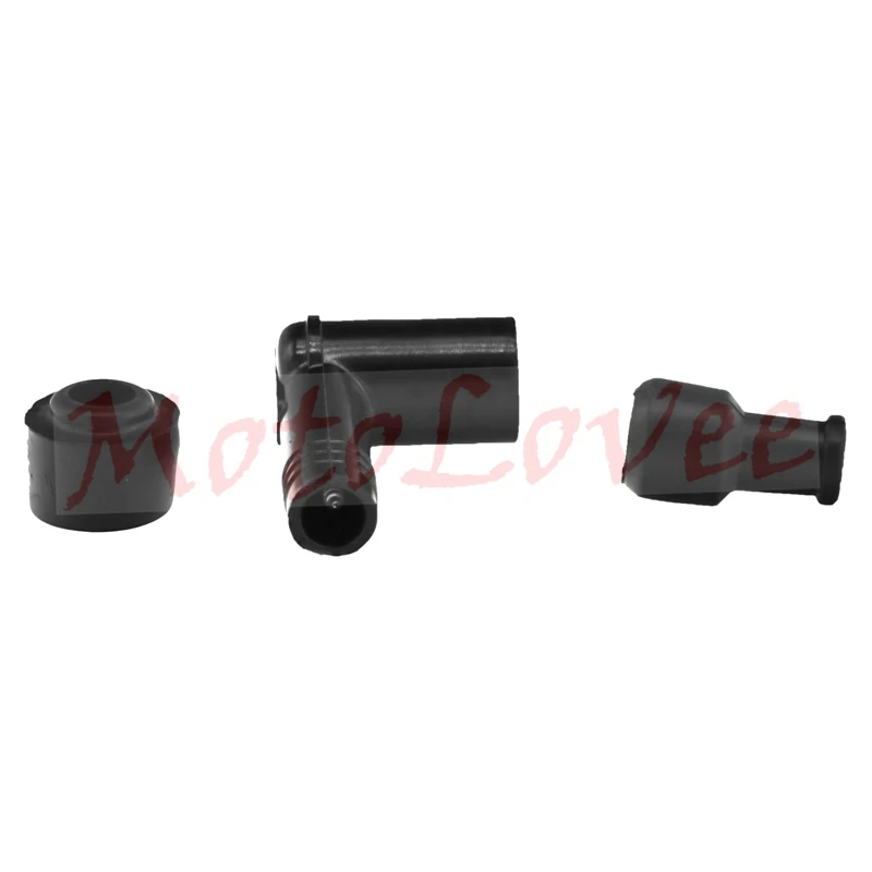 Motolovee 1Pc Rubber Plastic Spark Plug Cap Caps For Bike Motorcycle Scooter Quand Buggy GY6 125 CG125 ATV Dirt Pit