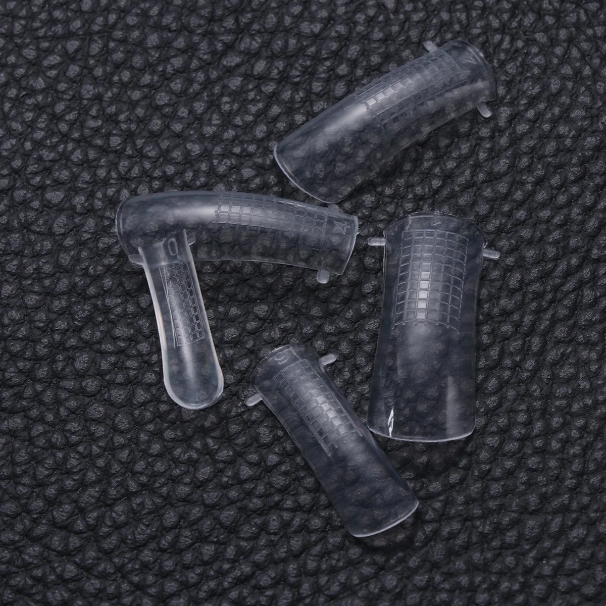 100 Uds cristal 10 tamaños numerados formas falsas para Gel acrílico Diy Nail Art uñas postizas herramientas de manicura de uñas artificiales