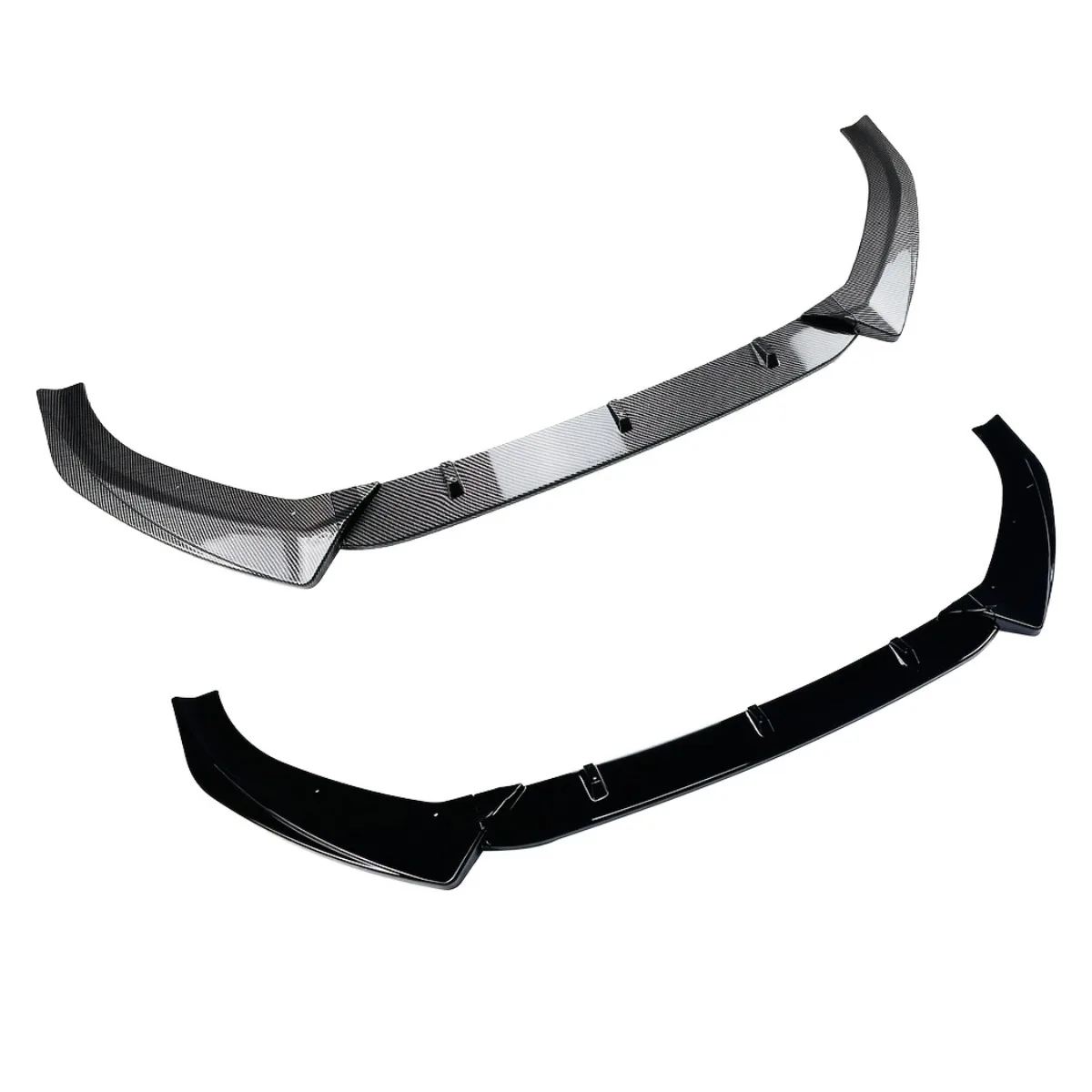 Fit For Audi S3 A3 8V S-line 2017-2020 Saloon/Sportback Maxton Style Front Bumper Lip Spoiler Splitter Diffuser Canards Tuning view 6