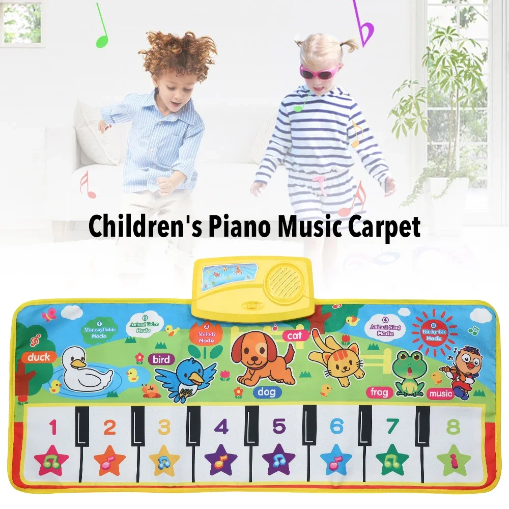 

7 Styles Big Size Baby Musical Mat Toys Piano Toy Infantil Music Playing Mat Kids Early Education Learning Children Gifts