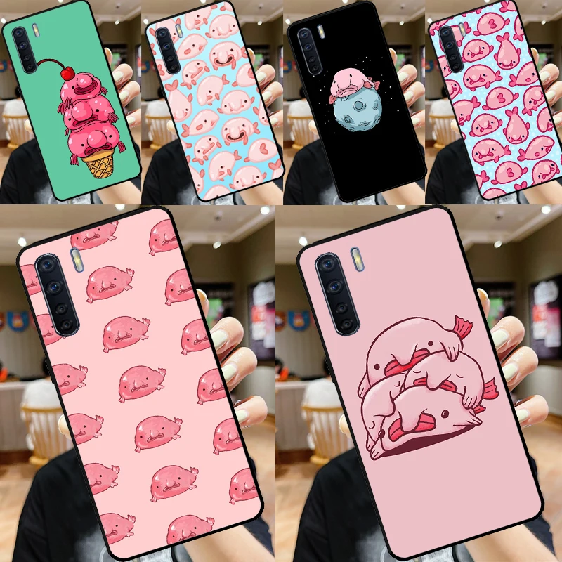 Blobfish For OPPO A74 A54 A94 A15 A17 A77 A79 A58 A78 A98 A5 A9 A16 A76 A96 A52 A72 A53S A57S Case