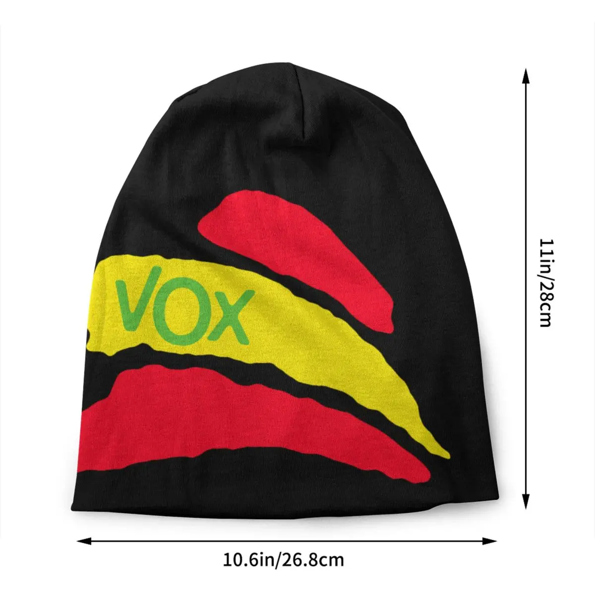 Custom Vox Spanish Flag Bonnet Hats Fashion Knitting Hat For Men Women Warm Winter Spain Political Party Skullies Beanies Caps