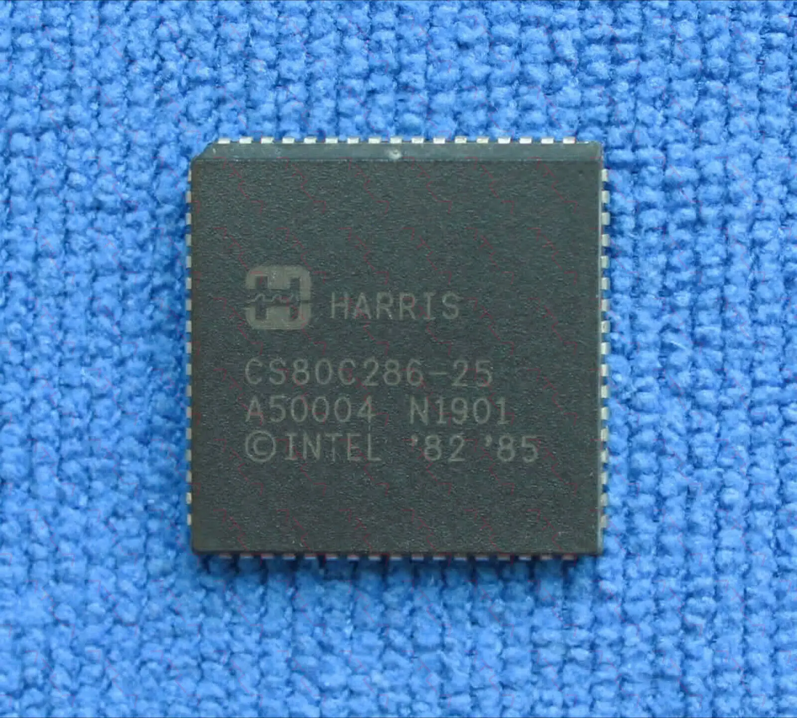 10pcs CS80C286-25 25Mhz 16Bit 286 Type Microprocessor-CPU PLCC-68