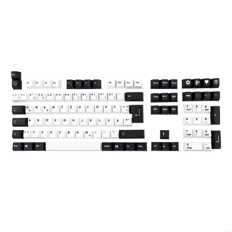 

LX0B German Dye Subbed PBT Keycap 109 for Key Cherry Keycap For GK61 64 84 98
