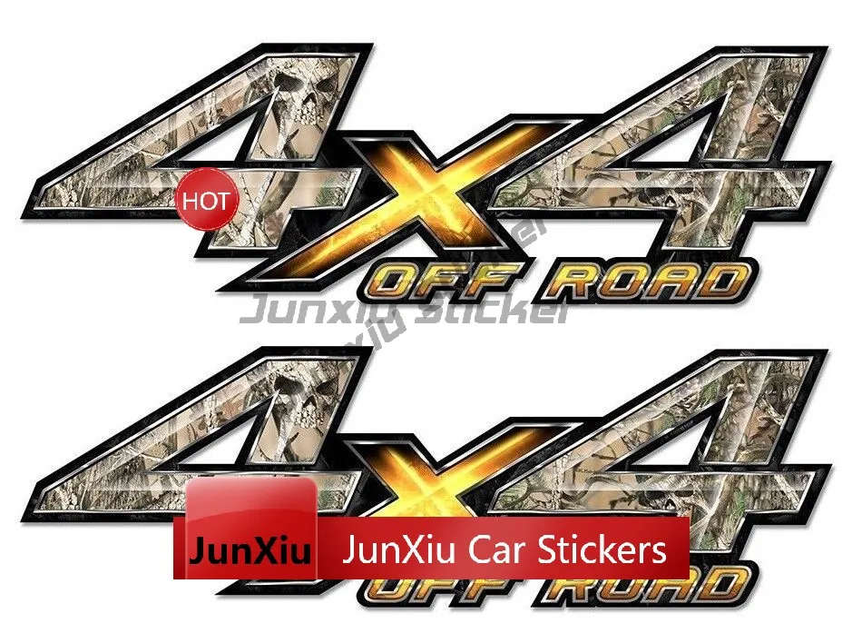 2 Stück 4x4 Offroad Pink Camo Aufkleber für LKW-Ladefläche und Heckklappe, Vinyl-Grafiken, 4x4 Offroad Mountain Vinyl-Aufkleber Zubehör Motor – Detail 8