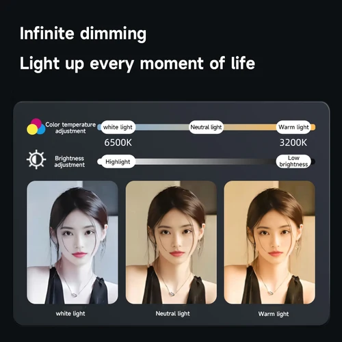 Imagen 2 del producto MIAOTU 200w fotografía luz LED COB luz de vídeo en vivo luz de relleno alto brillo 2700-6500K iluminación luces fotográficas