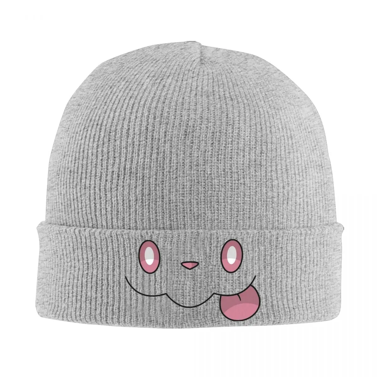 Gengars Bonnet Hats meme Skullies Beanies Female Male Funny Thermal Elastic Beanie Hats Autumn Kpop Pattern Cap