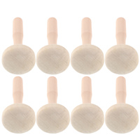 8pcs Wooden Mushroom Carving Tools Set Natural Wood Diy Printmaking Art Craft Kit For Home Decor Gift Unfinished Wood Mushrooms