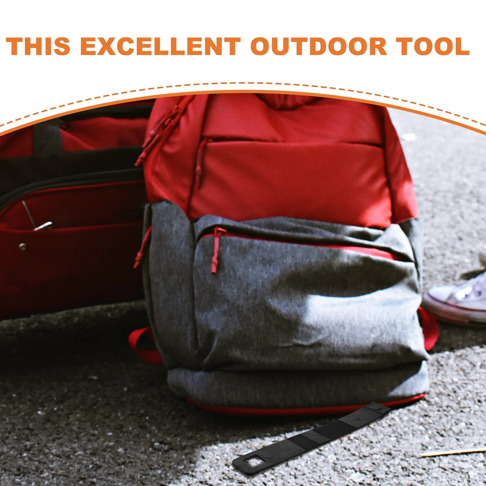 2pcs Durable Adjustable Outdoor Backpack Replacement Fixed Belt For Hiking Bag Anti-Slip Carrying Tool Universal