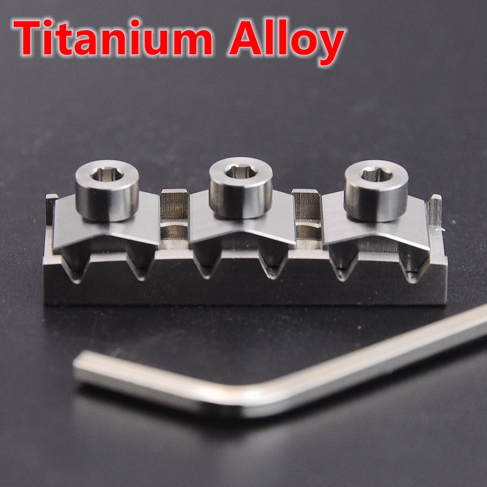 

42MM/43MM Titanium Alloy Electric Guitar Tremolo System Bridge Locking Nut String Lock JP(Origin)