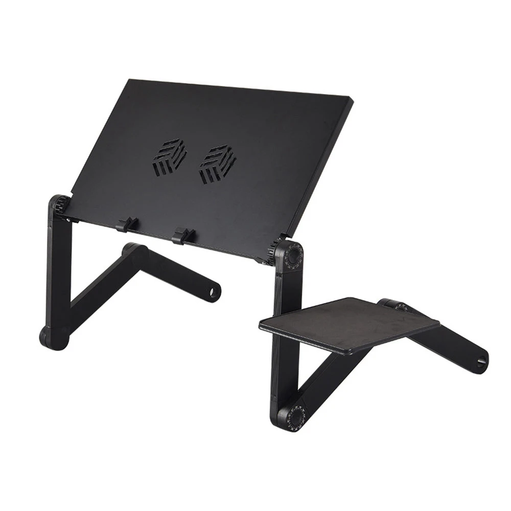 Iron Folding Table Laptop Desk Portable Notebook Stand Foldable Adjustable Folding Table for Laptop