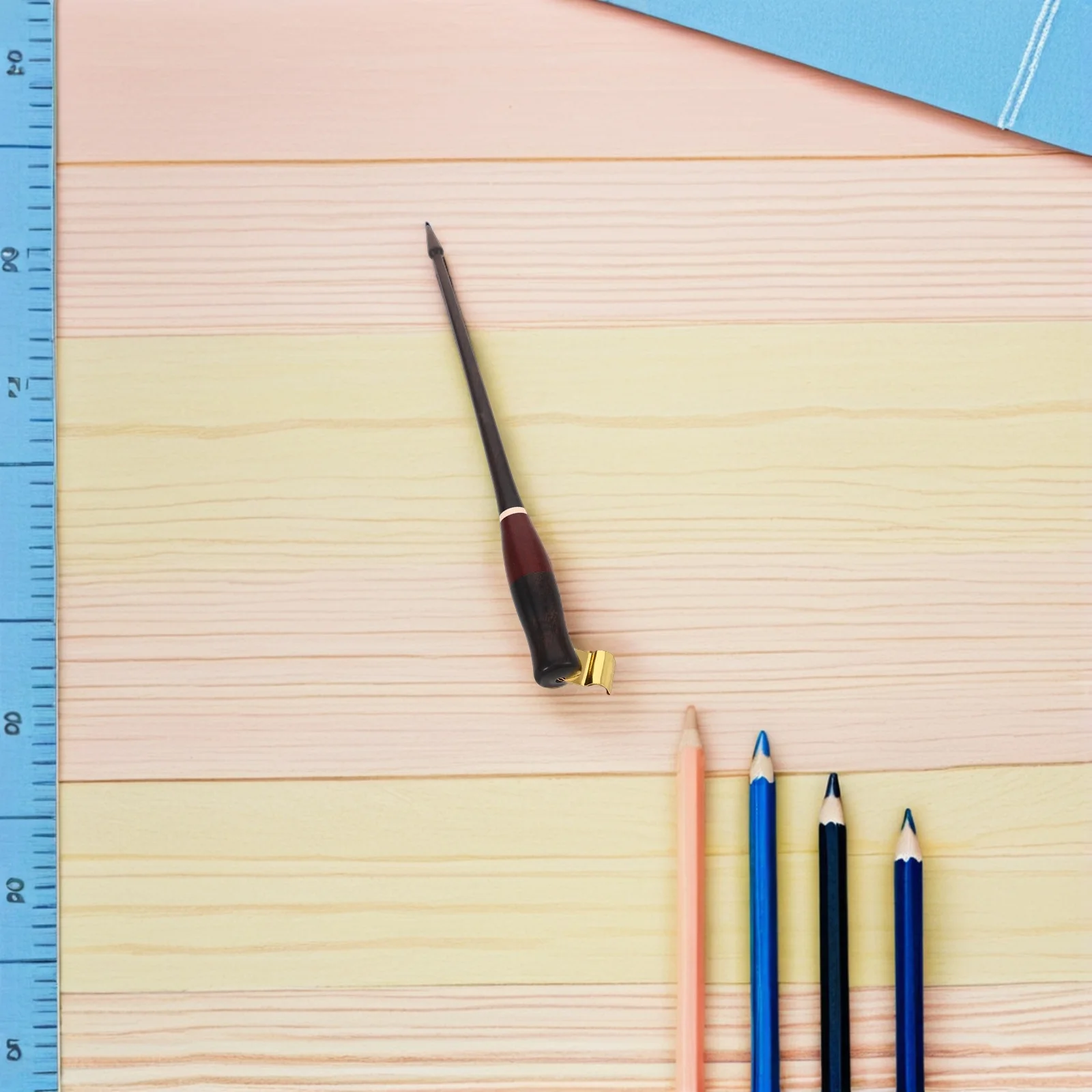 

Ручка для каллиграфии в стиле ретро, иллюстрация, держатель для погружения, универсальная косая смола для начинающих, винтажный инструмент для письма, практика