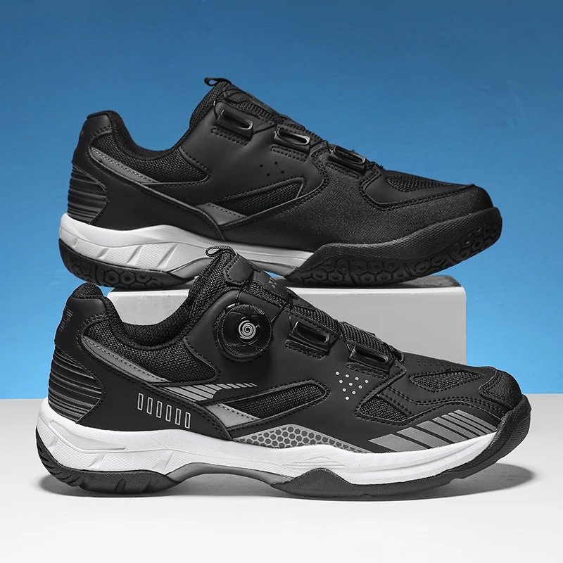 Schnellschnür-Badminton-Schuhe für Damen und Herren, Trainingsschuhe, stoßdämpfende, rutschfeste Volleyball-Sport-Sneaker – Detail 8