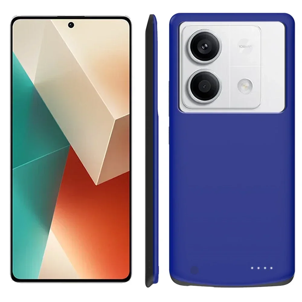 Sarung pelindung baterai eksternal 10000mAh untuk Xiaomi Redmi Note 13 Pro Note 13 Pro + Note13 5G