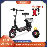 Bogist M5 Pro-S Electric Scooter with Seat, 500W Motor, 48V 13Ah Battery, 48km/h Max Speed,  12 \