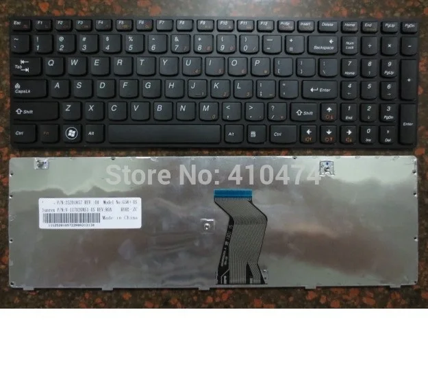 New Laptop US Keyboard for Lenovo G580 Z580 V580 G580A V580A G585 G585A G590