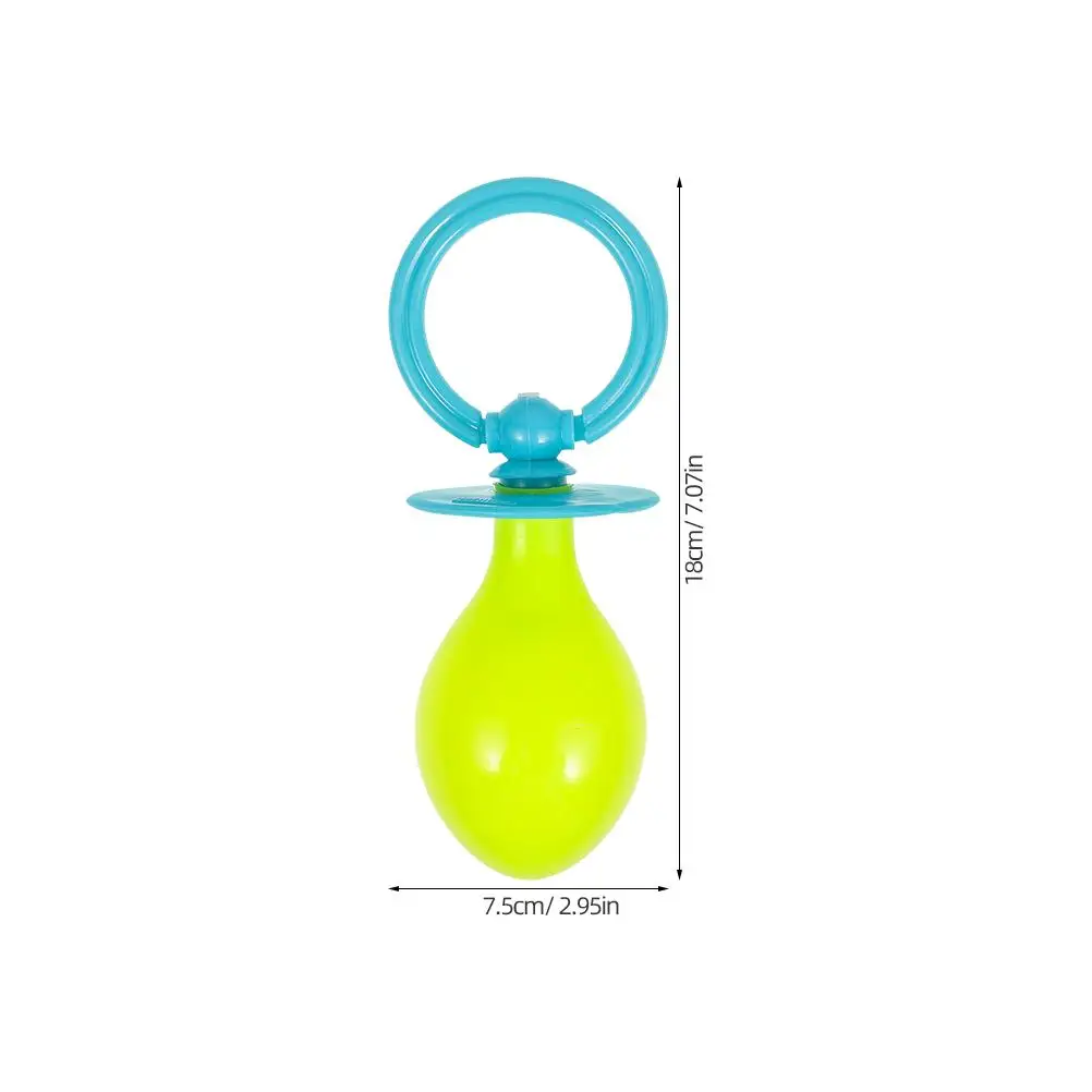 2 Pcs Large Fake Pacifier Cosplay Accessory Adult Baby Costume Size Prop Bottle Decorate