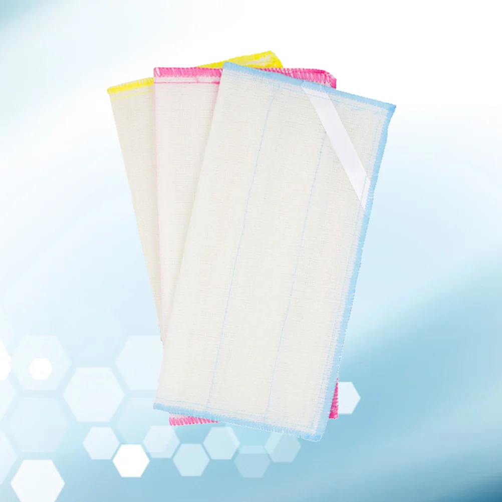 

3Pcs Cotton Dish Cloth Highly Absorbent Kitchen Hand Towel Scouring Net for Washing Dishes Bowls Dish Cloth