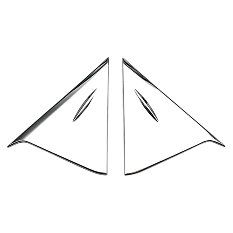 

Спойлер на заднее окно автомобиля, треугольная накладка, хромированный спойлер на заднее окно, треугольная накладка для Toyota Yaris Cross 2020 2021