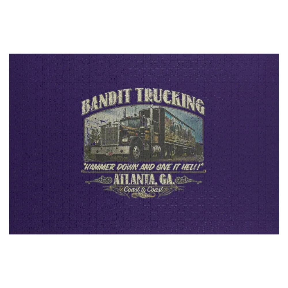 

Smokey And The Bandit Trucking 1977 Jigsaw Puzzle Photo Custom Wooden Name Puzzle