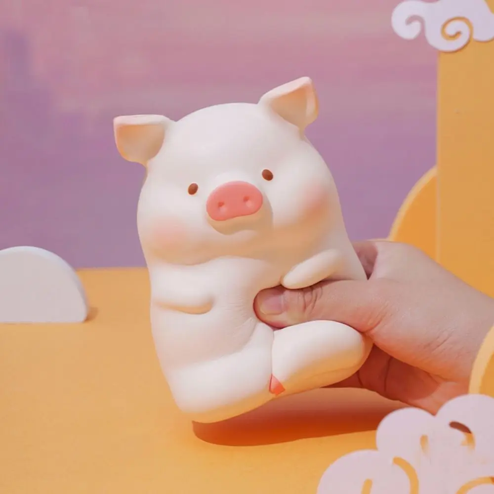 

Модная декомпрессионная игрушка Lulu Pig с медленным отскоком Kawaii, игрушка-антистресс из искусственной кожи, подарочная вентиляционная кукла для детей