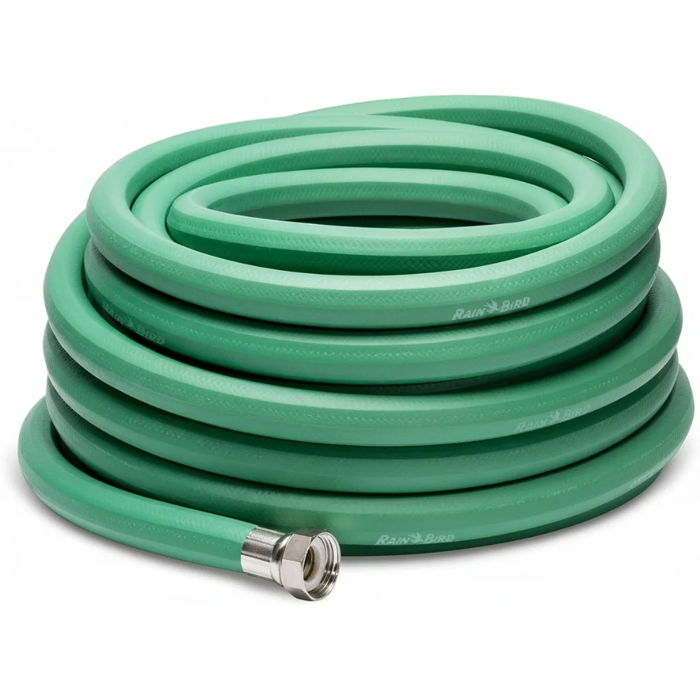 

Premium Heavy-Duty Garden Hose, 100% EDPM Rubber, Hexagonal, 5/8" x 50', All-Weather Flexible for Home Gardeners