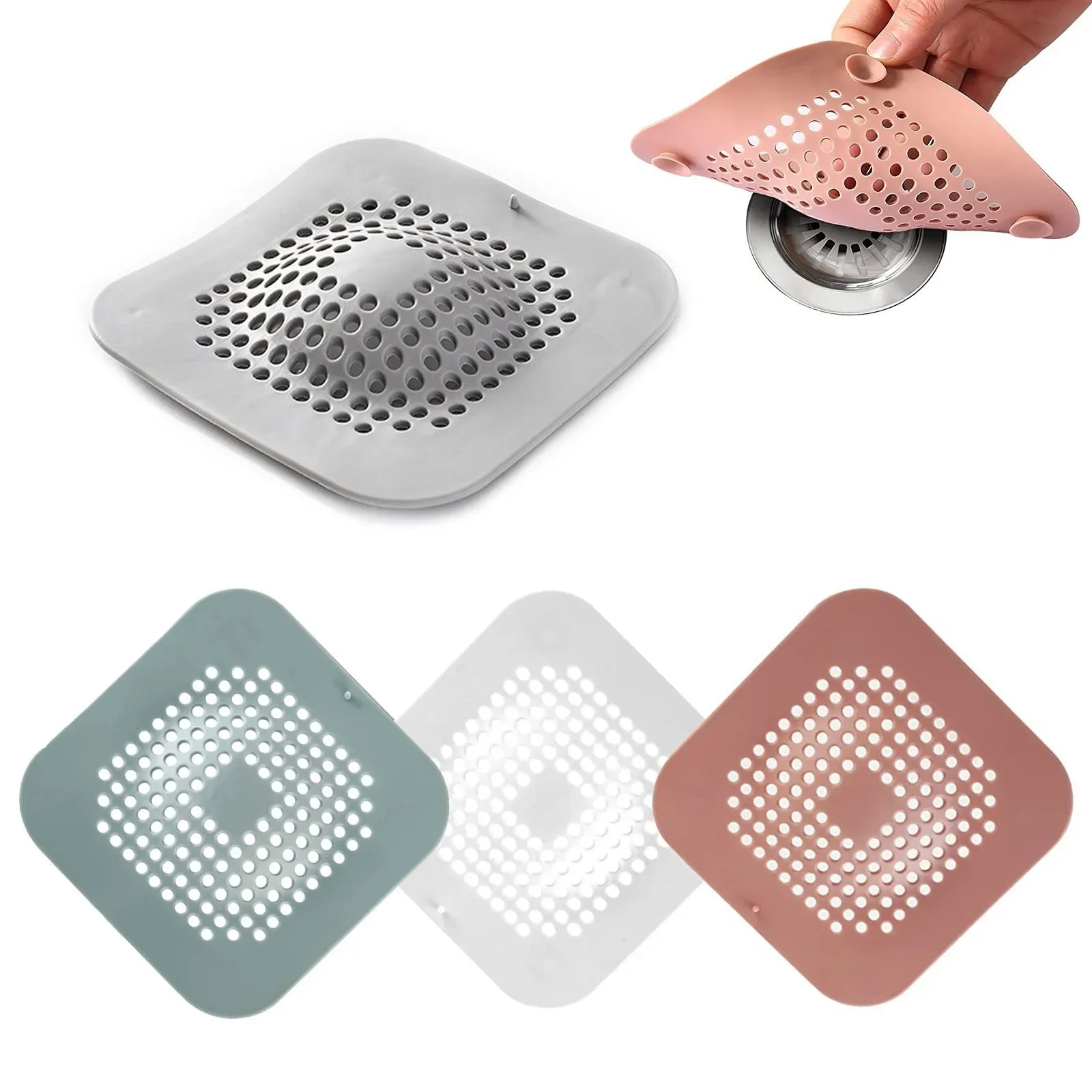 Kitchen Sink Filter Anti-blocking Strainer Deodorant Plug Bathroom Bathtub Shower Floor Drain Cover Hair Stopper Catchers