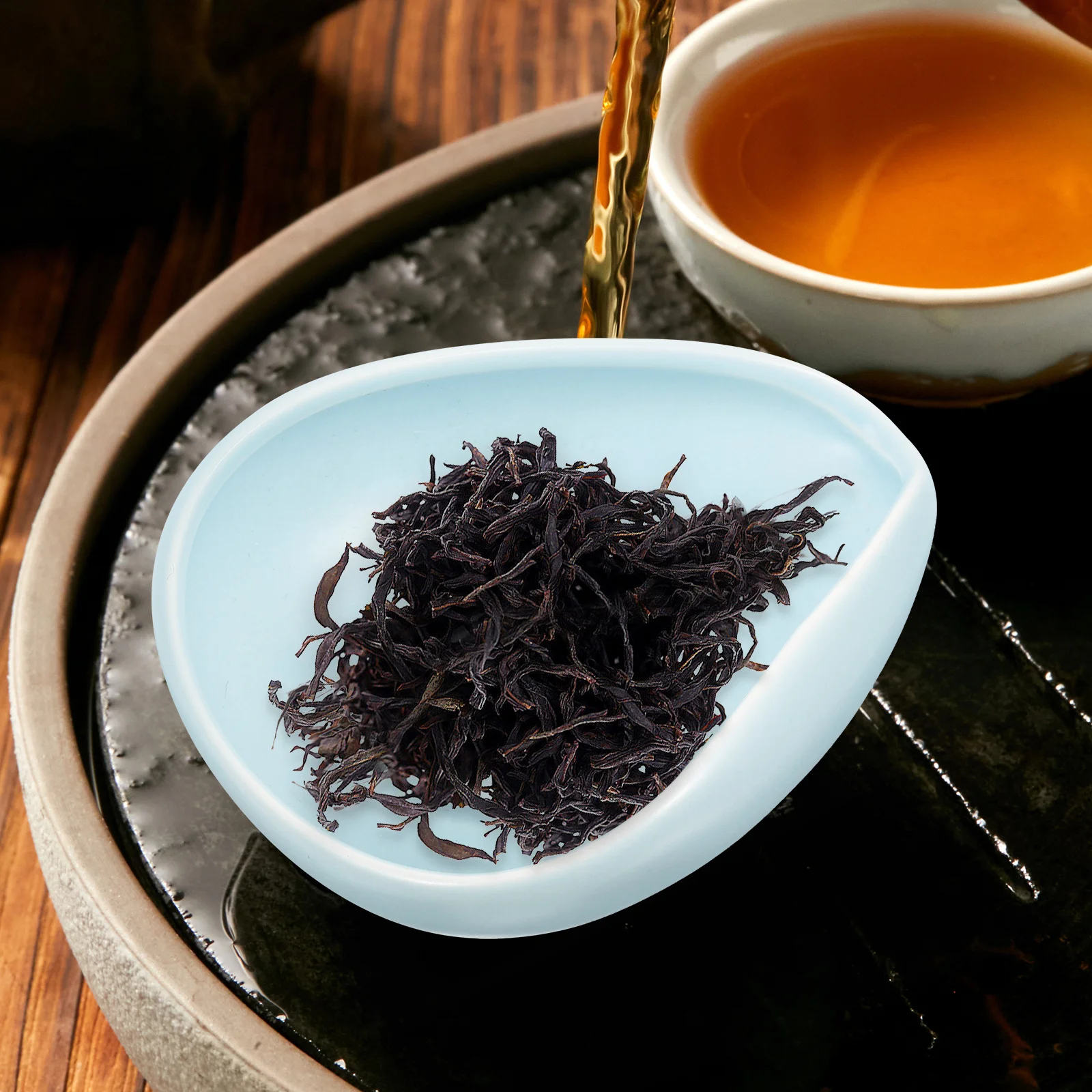 

Ceramic Rest For Kitchen Thickened Stable Soup Spoon Holder Reusable Scoop Rest Smooth Ladle Holder Decorative Kitchen