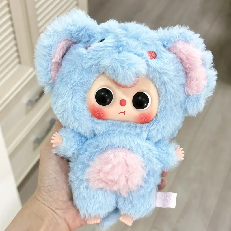 Boîte ennemi en peluche bébé trois V3, visage en vinyle mignon, modèle de collection de figurines surprises mystérieuses, cadeaux de jouets Guess Kawaii, nouveau