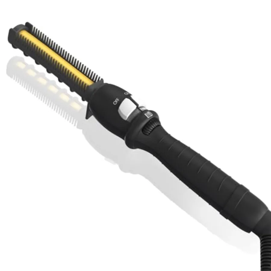 

Professional Root/Edge Straightener, 200-500°F Pressing Combs for Black Hair, Electric Hot Comb for Women Thick Hair