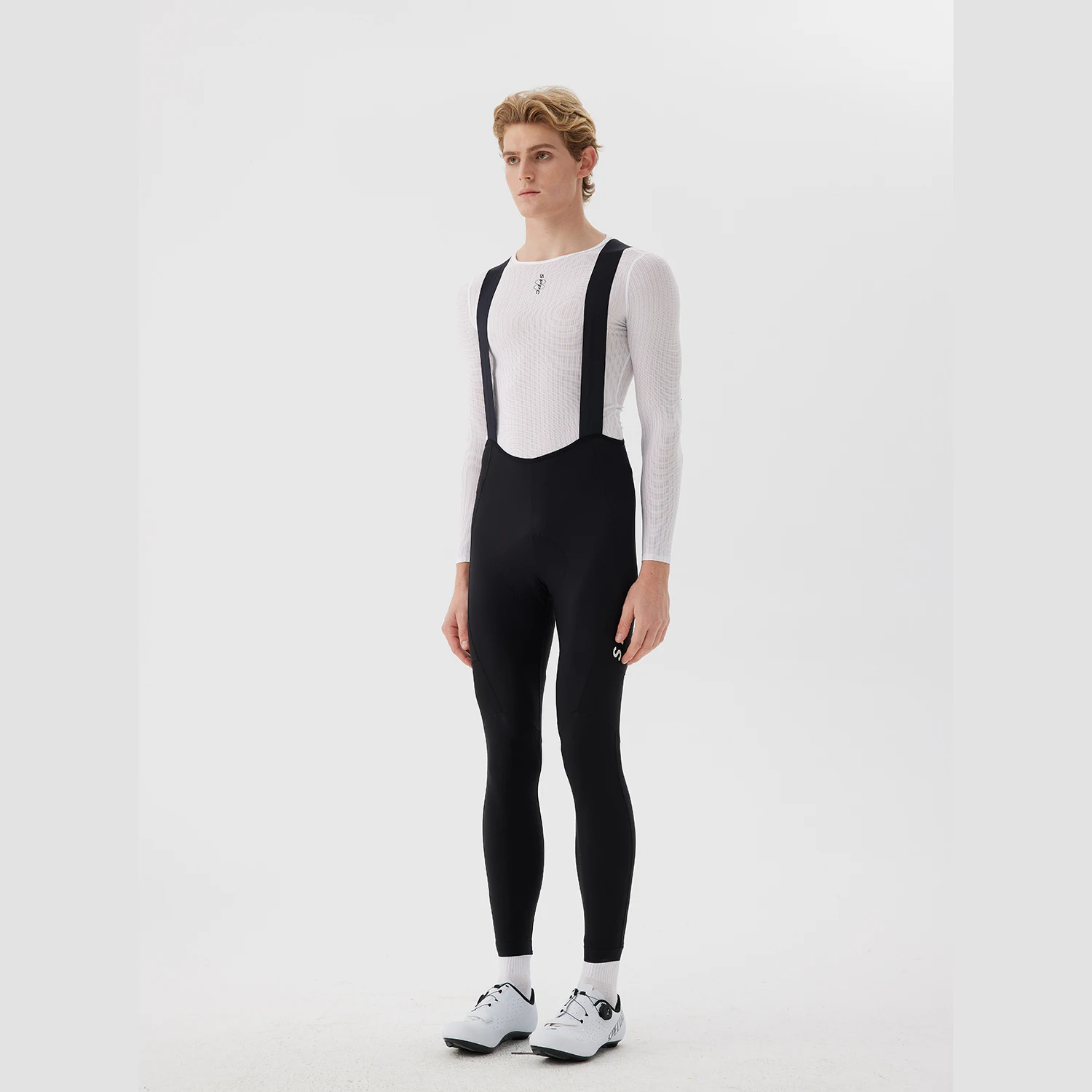 SPEXCEL SPPC Herren PRO RACE Cargo-Latzhose Leichter, schnelltrocknender und atmungsaktiver Stoff mit italienischem 120kg-elastischem Polster – Detail 2