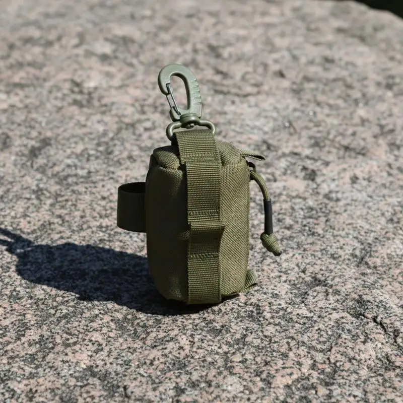 1PC Outdoor Buckle Bag EDC Pouch Zipper Key Card Holder Small Tools Bag Portable Wallet Pouch Outdoor Hunting Waist Bags