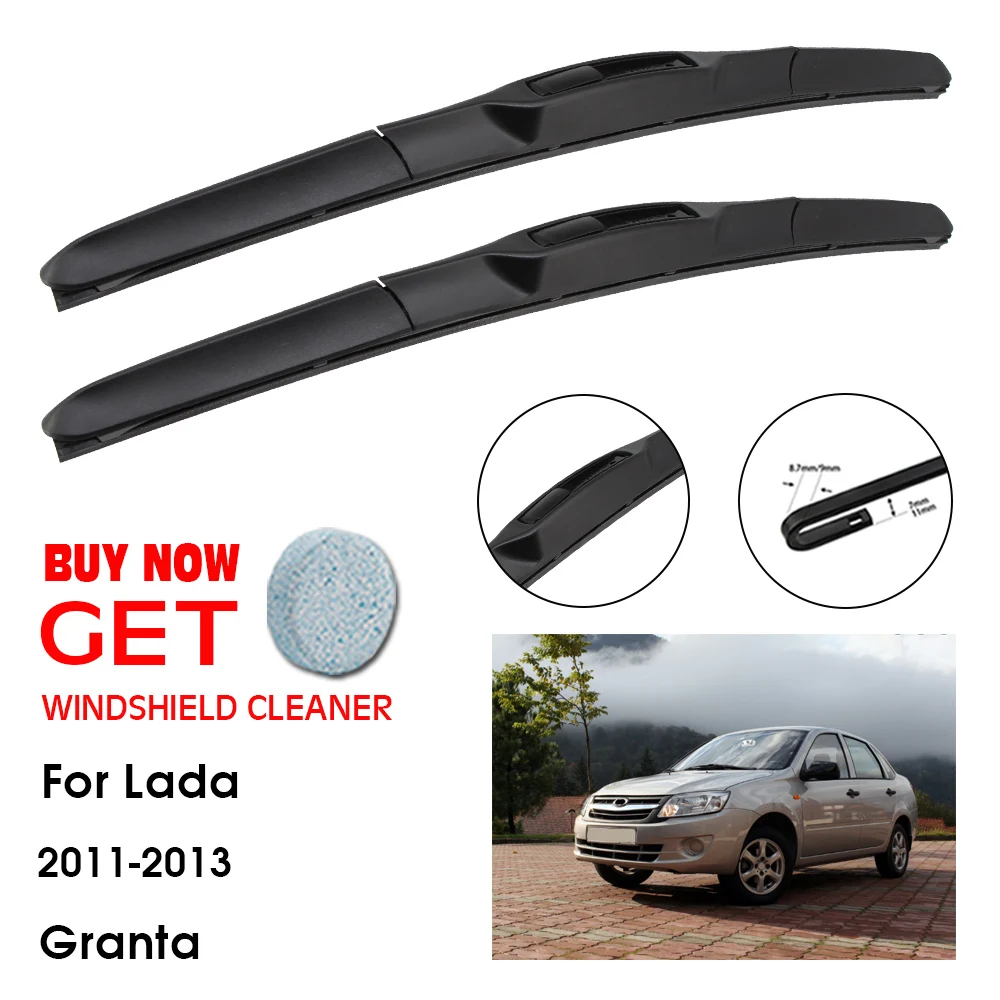 

Car Wiper Blade For Lada Granta 24"+16" 2011-2013 Front Window Washer Windscreen Windshield Wipers Blades Accessories