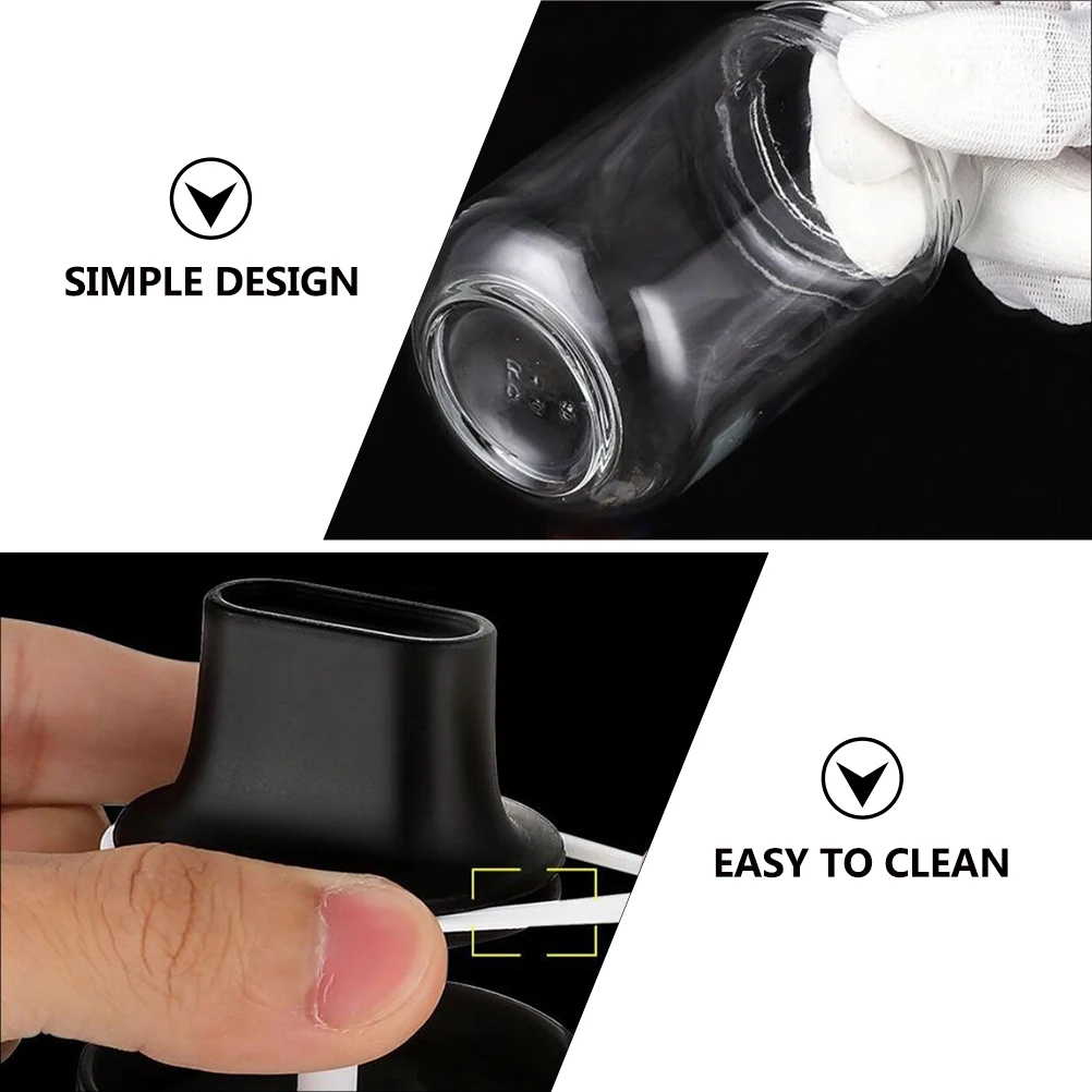 

4 Pcs Seasoning Glass Jars Kitchen Condiment Containers Honey Sugar Salt Pepper Storage Practical Design Enjoyable